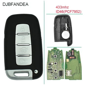 

DJBFANDEA Smart Key fit for Hyundai I30 Ix35 I45 Elantra Genesis Sonata Tucson 433MHz PCF7952 Chip Car Remote Controller