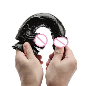 Brown Flesh Black Big Dildo Suction Cup Realistic Dildo Sex Toys For Women Artificial Penis Clear Veins Big Dick Erotic Product 6
