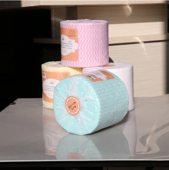 

Disposable Face Towel Non-Woven Facial Tissue Makeup Wipes Cotton Pads Facial Cleansing Makeup Remover Roll Paper Tissue