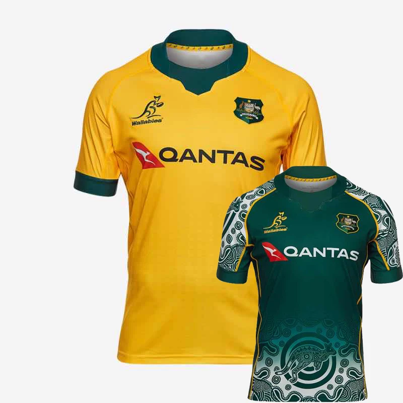 Ropa de Fútbol de Australia, Rugby, Home Away, réplica de Jersey, Camiseta deportiva, Talla: S-5XL, 2021