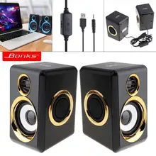 4Wx2 мини сабвуфер динамик DC 5 В Портативный Комбинированный динамик s 3D стерео сабвуфер PC динамик USB Компьютерные колонки для ноутбука