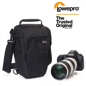 

Lowepro Toploader Zoom 55 AW 50 AW SLR Camera Triangle Shoulder Bag Rain Cover Portable Waist Case Holster For Canon Nikon