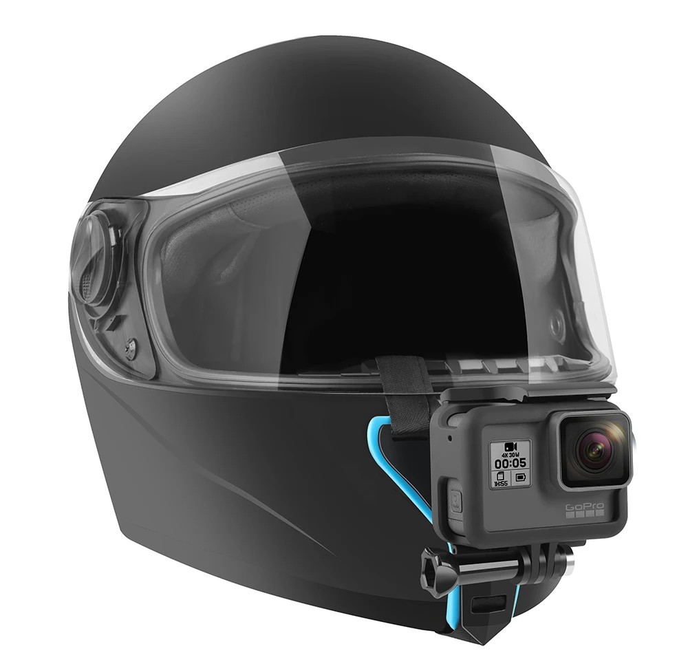 Для Gopro Hero 8 7 6 5 мотоциклетный шлем передний подбородок фиксированный кронштейн адаптер Xiaomi Yi 4K Insta360 аксессуары для спортивной камеры