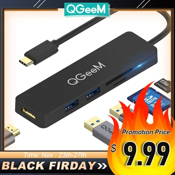 QGeeM USB C Hub for Macbook Pro Type C Hub to HDMI USB 3.0 TF SD Multi USB 3.1 Hub Adapter for iPad Pro OTG Splitter USB C Dock
QGeeM USB C Hub for Macbook Pro Type C Hub to HDMI USB 3.0 TF SD Multi USB 3.1 Hub Adapter for iPad Pro OTG Splitter USB C Dock