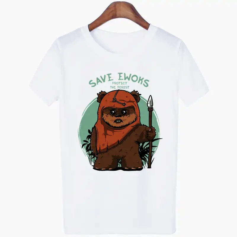Ewok t shirt women's Clearance