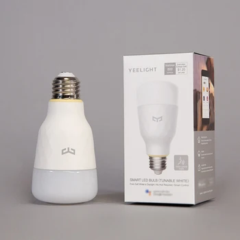 

Yeelight 10W 24 LED Intelligent Bulb Light E27 Base Socket Holder Supported WIFI Smart Phone App/ Voice Control led bulb