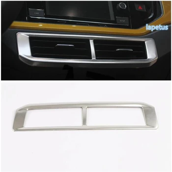 

Lapetus Dashboard Air Conditioning Outlet Vent Decoration Frame Cover Trim Fit For VW Volkswagen Polo 2019 2020 Stainless Steel