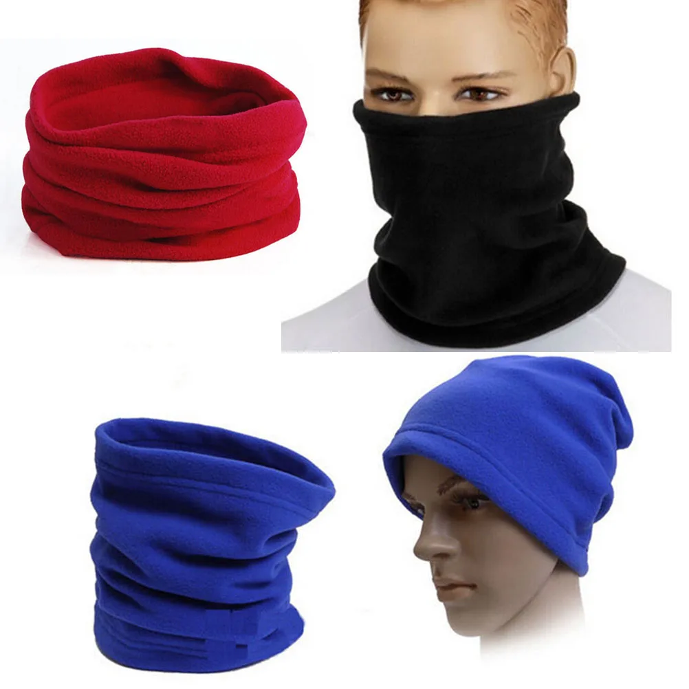 Warm Male Soft Fleece Scarves Fashion Men Winter Scarf Ring For Men Neck Shawl Snood Warp Collar Women Knitted Scarves