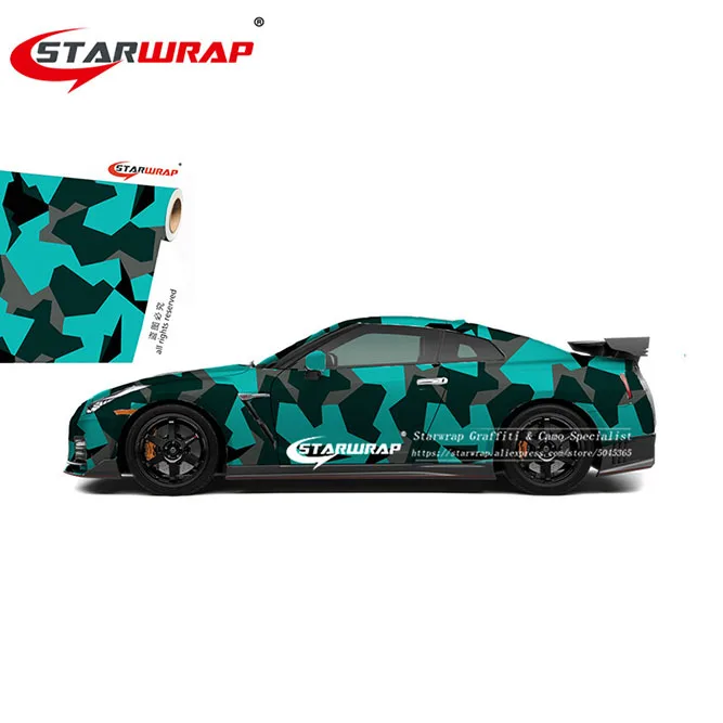 Starwrap камуфляжная виниловая пленка камуфляжная виниловая упаковка для автомобиля Наклейка велосипедная консоль компьютер Ноутбук кожа скутер мотоцикл - Название цвета: 313