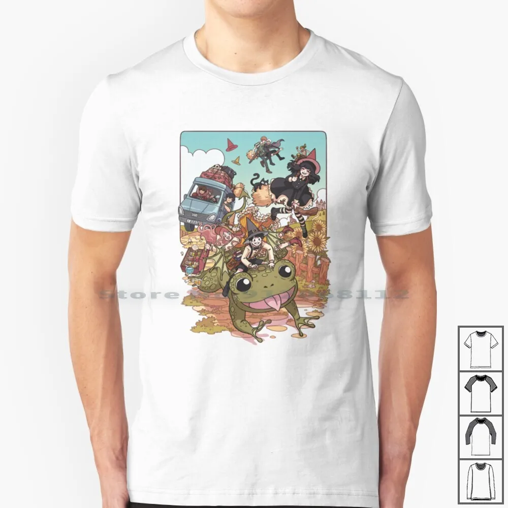Camiseta Giant Carlo 100% algodón con capucha, Webtoon Comic Witches,  danela, Dorian, Wytte Twins, Monica, Ω, William, Mark, Aisha, Magic