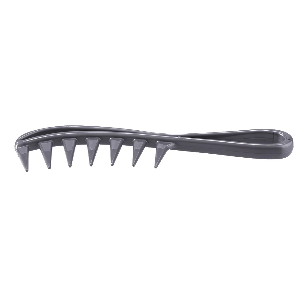 1 Pcs Wide Tooth Shark Plastic Comb Detangler Curly Hair Salon Hairdressing Comb Massage For Hair Styling Tool for Curl Hair 5