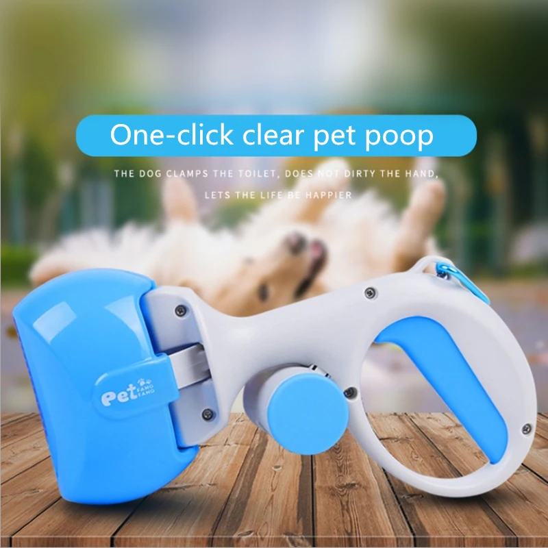 

2 in 1 Pooper Scooper pet picker for cats and dogs outdoor stool cleaning trash can garbage bag shit cleaning pet supplies