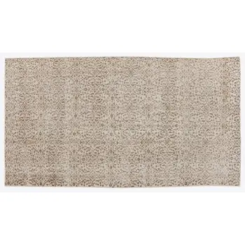 

Handmade Beige Vintage English English Area Rug 160x295 Cm-5'3''X9'8''