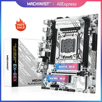 MACHINIST-placa base X99 LGA 2011-3, compatible con DDR4, ECC, RAM y memoria de escritorio, procesador XEON E5 2620 V3 2660 V4, CPU M-ATX K9