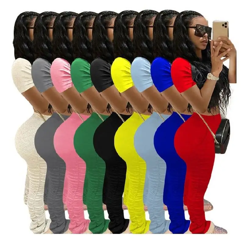 

Womens 2 Piece Sets Sexy Long Sleeve Turtleneck Latest Design Casual Summer Clothing Woman Two Piece Pants Suit Set