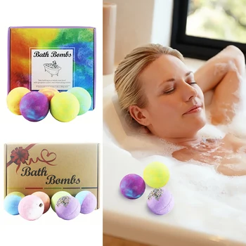 

9/12pcs Bath Salt Balls Exfoliation Body Face Foot Cleaner Shower Bathing Bombs Shower Bombs Ball Body Spa Cleaner