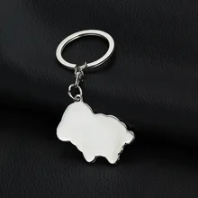 Специальное Предложение обработка плоской Овцы Моделирование брелок автомобиля брелок мультяшный животное-как изображение кулон маленькие подарки