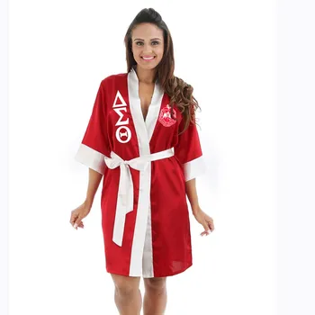 

Satin sorority Greek DSt AEO Robe