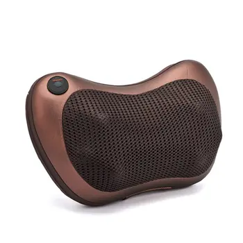 

Car House Dual-use Four-head Single Button Two-way Rotation Kneading Cervical Massager With Heat Electric Massage Devices