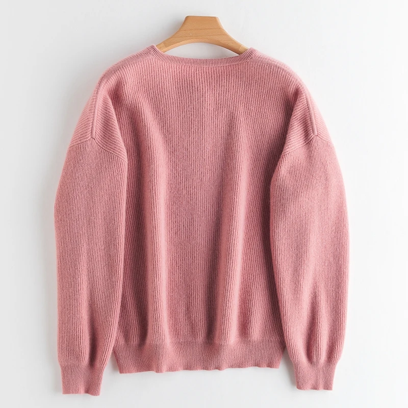New Autumn Winter Solid 100% Cashmere Sweaters