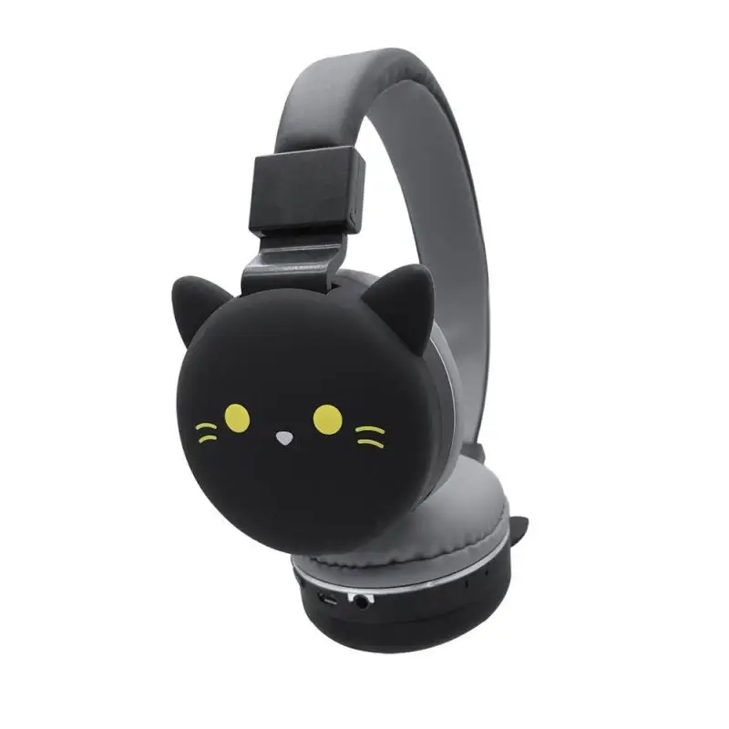 LED Cat Ear Headphones Bluetooth 5 0 Noise Canceling Adults Kids Girl Headphones Support TF Card With Microphone Wireless