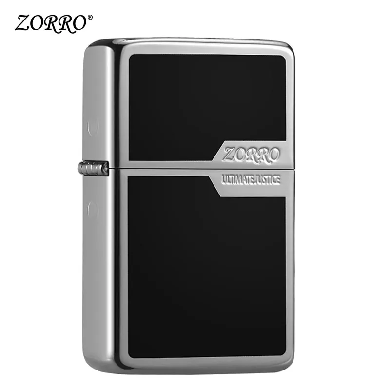 

Zoro Windbreak Kerosene Lighter Genuine Grinded Pure Copper Lighter Creative Ultra-thin Windbreak Customized Gift