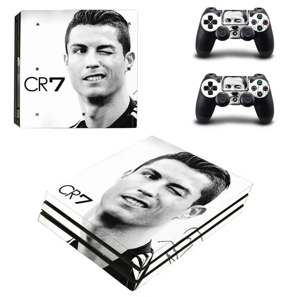 Cristiano Ronaldo PS4 Pro наклейка PS 4 Play station 4 Pro виниловая наклейка s для playstation 4 Pro консоль и контроллер - Цвет: YSP4P-1986
