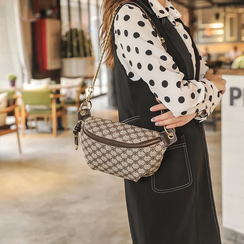 Mahjong Shoulder Bags For Women Crossbody Sling Chains Strap Leather Plaid Chest Belt Saddle Handbags crossbody bag,women handbags,leather shoulder bag