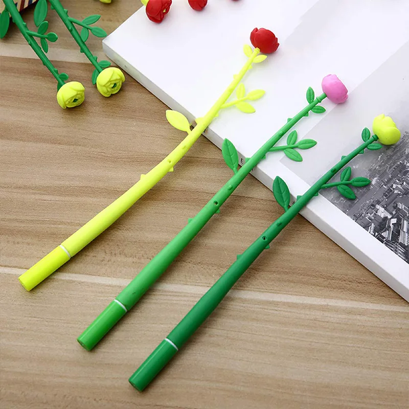 

Pack Of 30 Ballpoint Pens - Creative Liquid Black 0.38mm Gel Ink Rollerball Pen for School Home Office Stationery Store Kids Gir