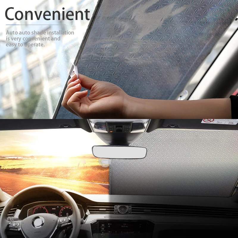 Car Sunshade for Front&Rear Windshield Side Window