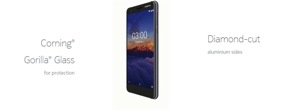 Original NOKIA 3.1 mobile phone 3GB 32GB 5.2Inch 18:9 Screen 2990mAh 13.0MP+8.0MP Android 9 MT6750N Octa Core Cellphone