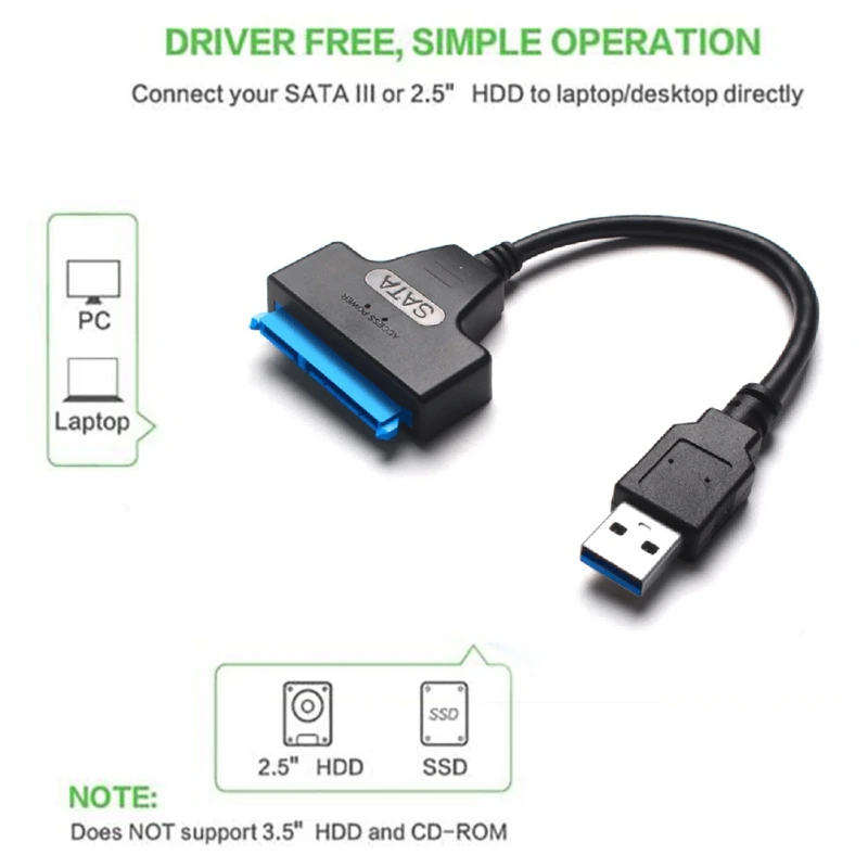 11 USB 3,0 для SATA Кабель-адаптер с простым приводом 2,5 дюйма оптический вал трансмиссии высокий держатель для спидометра OTG