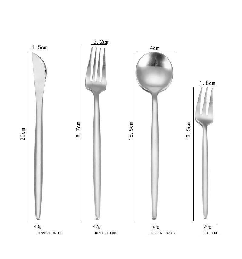 Столовая ложка, вилка, ножи 4 шт./компл. черные столовые приборы посуда 304 Нержавеющая сталь Western Кухня Еда свадебные посуда набор посуды