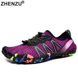 Unisex Quick-Dry Aqua Shoes for Water Activities and Beach Sports (966purple)