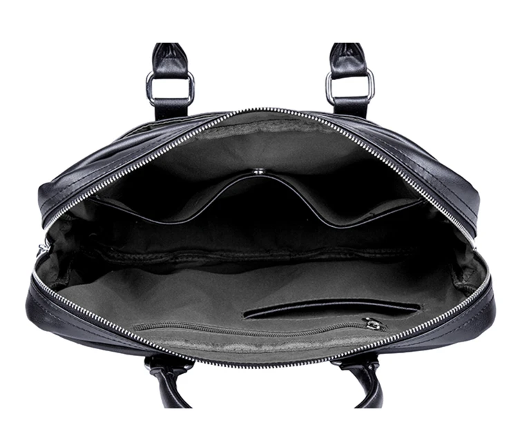 Burminsa простой мужской портфель 14 дюймов сумки для ноутбука высокого качества из искусственной кожи Офисные Сумки На Плечо деловые