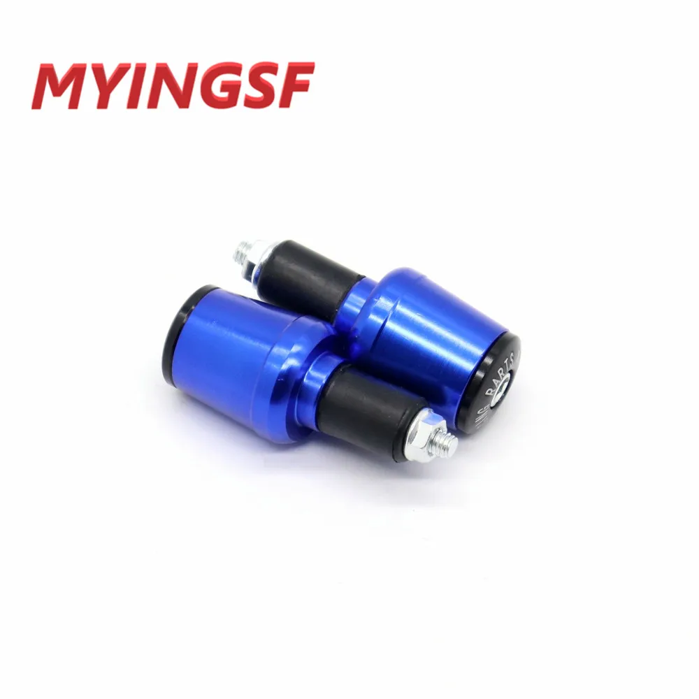 2pcs CNC Motorcycle Road MTB Bike Handlebar Cap Hand Grips Bar End Plug 7/8'' 22mm motor handlebar Counterweight grips ends