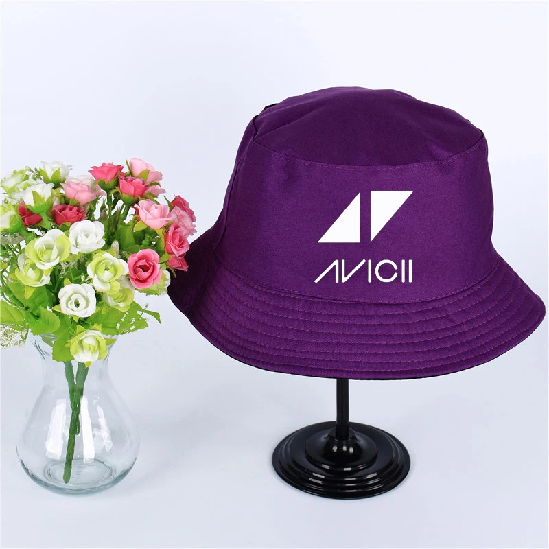 Avicii логотип летняя шляпа Женская Мужская Панама, шляпа-Панама AVICII дизайн плоский солнцезащитный козырек рыбалка, рыбак шляпа - Цвет: Небесно-голубой