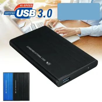 

1Pcs Portable USB 3.0 External HDD Case 2.5'' For PC Laptop Desktop Durable With Cable Storage Devices For Drop Shipping