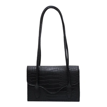 

Black Female Shoulder Bag Women Leather Vintage Fashion Ladies Shoulder Bag Designer Sling Summer Korean Borse Bags AE50DJ