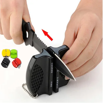 

Mini Ceramic Rod Knife Sharpener Two-stage Tungsten Portable Butterfly Type Whetstone Sharpener Sharpening Knives Stone