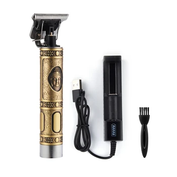 

Hair Trimmer Electric T-Outliner Beard Grooming T-Blade Trimmer Rechargeable USB Hair Cutter Cutting Machine Mens Hair Clipper