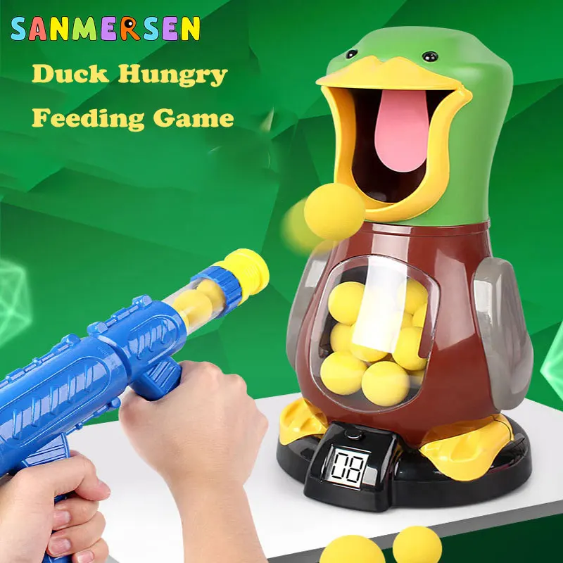 NEW in Box Sharper Image Hungry Duck Electric Target Shooting Game Arcade Toy 