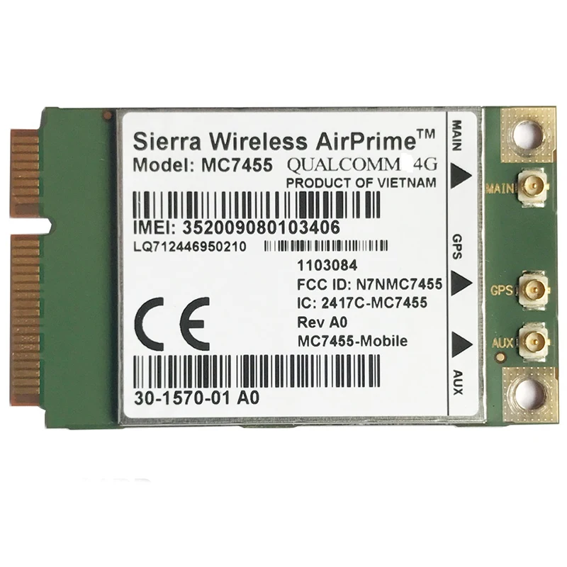 MC7455 LTE 4G карта Mini PCI-E FDD-LTE TDD-LTE модуль Cat6 для ноутбука | Компьютеры и офис