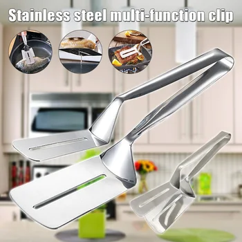 

Newly Stainless Steel Double-Sided Shovel Clip Home Kitchen Portable Durable Tools XSD88