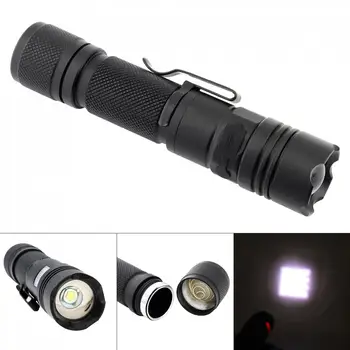 

Outdoor Lighting Intense USB Charging 18650 Lithium Battery Mini Zoom Flashlight with 5 Modes Light for Night Riding