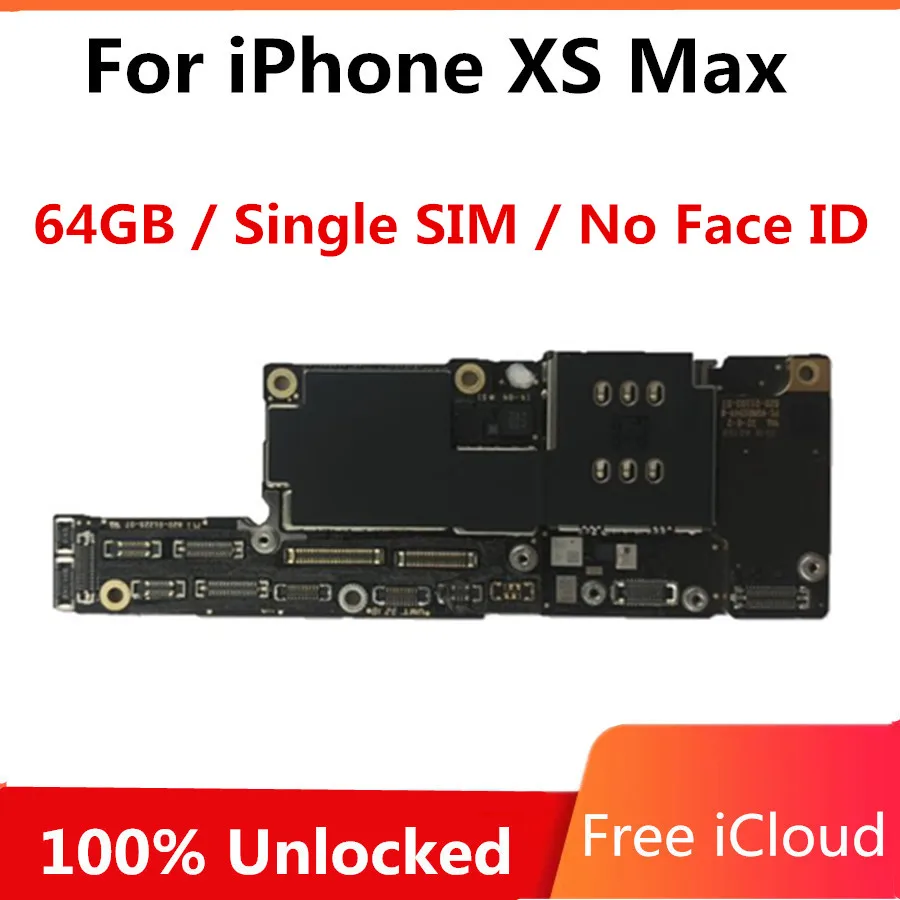 Бесплатная доставка Материнская плата для iPhone XS MAX с/без лица ID Полная работа