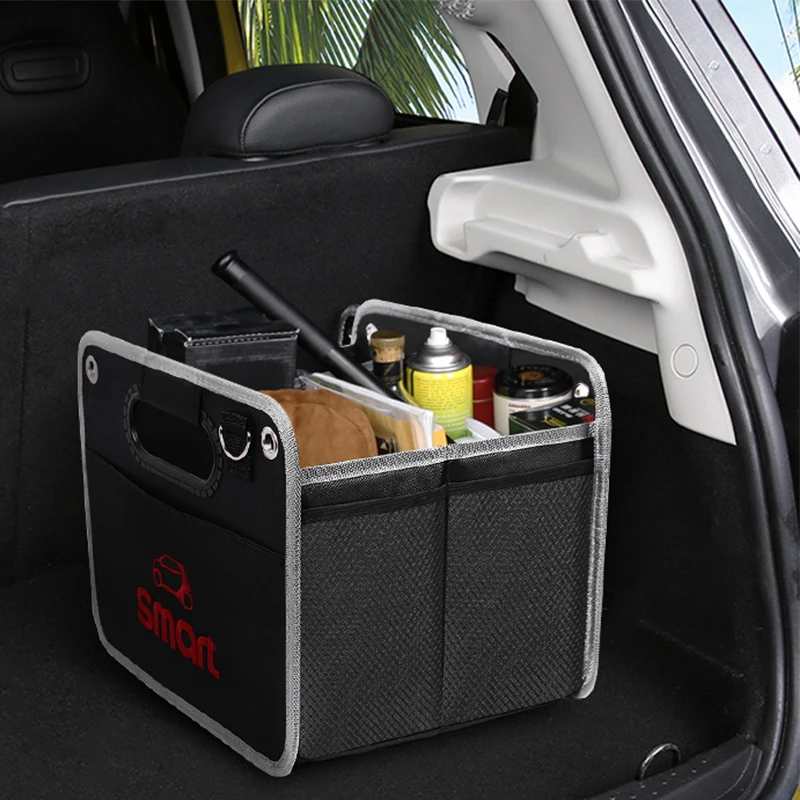 

Oxford Cloth Car Trunk Storage Box Foldable Storage Car Box for Smart Fortwo Forfour 453 451 450 452 Cabrio City-Coupe Roadster