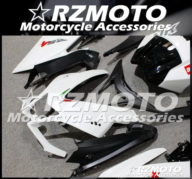Литьевая Форма ABS Полный обтекатели наборы Подходит для Aprilia RS4 50 RS125 2012 2013 12 13 14 15 тела набор Белый