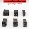 1pcs 8pin 11pin 14pin PYF/PTF 14A relay base PYF08A MY2NJ MY3NJ MY4NJ LY2NJ LY3NJ LY4NJ small intermediate relay HH52P/HH64P ► Photo 1/6