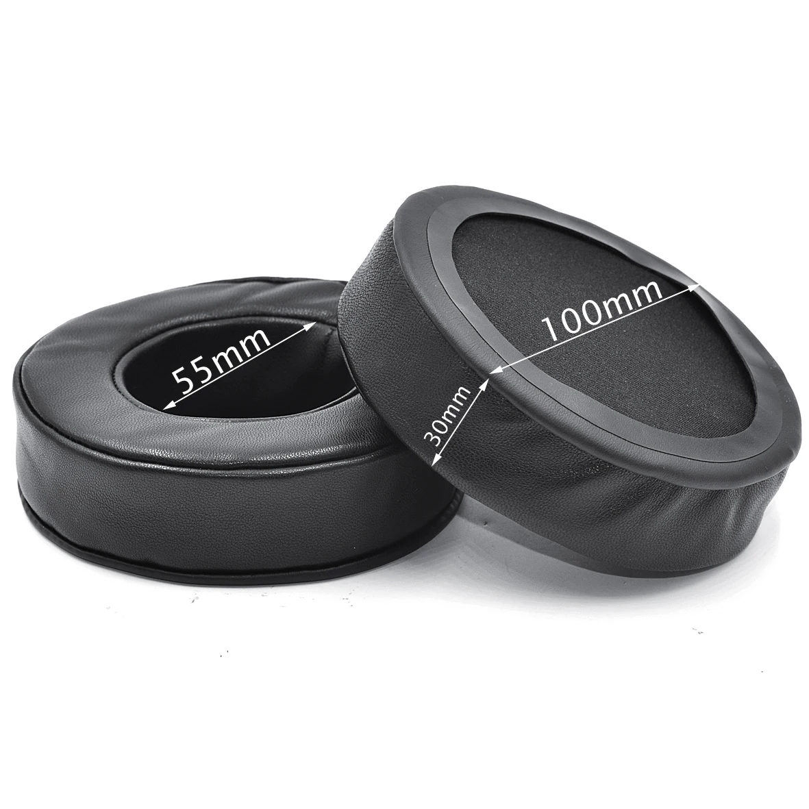 100mm Наушники Defean из овечьей кожи с эффектом памяти, все размеры для Sennheiser, AKG, HifiMan, athh, Philips, Fostex, sony - Цвет: 100mm